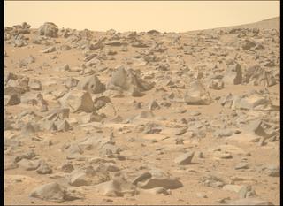 View image taken on Mars, Mars Perseverance Sol 1282: Left Mastcam-Z Camera