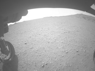 View image taken on Mars, Mars Perseverance Sol 1285: Front Left Hazard Avoidance Camera (Hazcam)