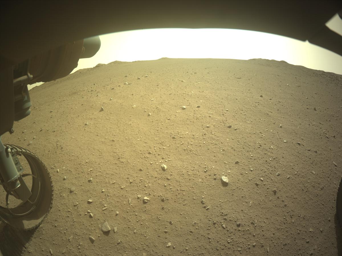 This image was taken by FRONT_HAZCAM_LEFT_A onboard NASA's Mars rover Perseverance on Sol 1290