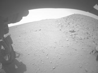 View image taken on Mars, Mars Perseverance Sol 1294: Front Left Hazard Avoidance Camera (Hazcam)