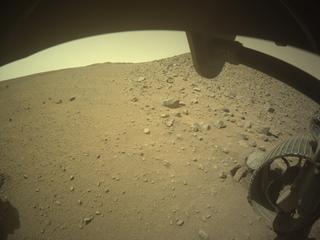 View image taken on Mars, Mars Perseverance Sol 1294: Front Right Hazard Avoidance Camera (Hazcam)