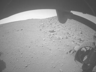 View image taken on Mars, Mars Perseverance Sol 1294: Front Right Hazard Avoidance Camera (Hazcam)
