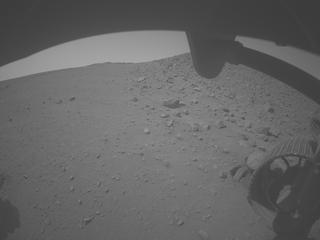 View image taken on Mars, Mars Perseverance Sol 1294: Front Right Hazard Avoidance Camera (Hazcam)