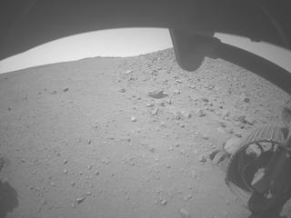 View image taken on Mars, Mars Perseverance Sol 1294: Front Right Hazard Avoidance Camera (Hazcam)