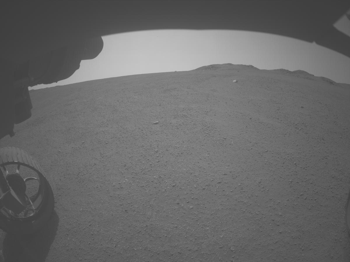 This image was taken by FRONT_HAZCAM_LEFT_A onboard NASA's Mars rover Perseverance on Sol 1295