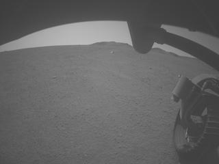 View image taken on Mars, Mars Perseverance Sol 1295: Front Right Hazard Avoidance Camera (Hazcam)