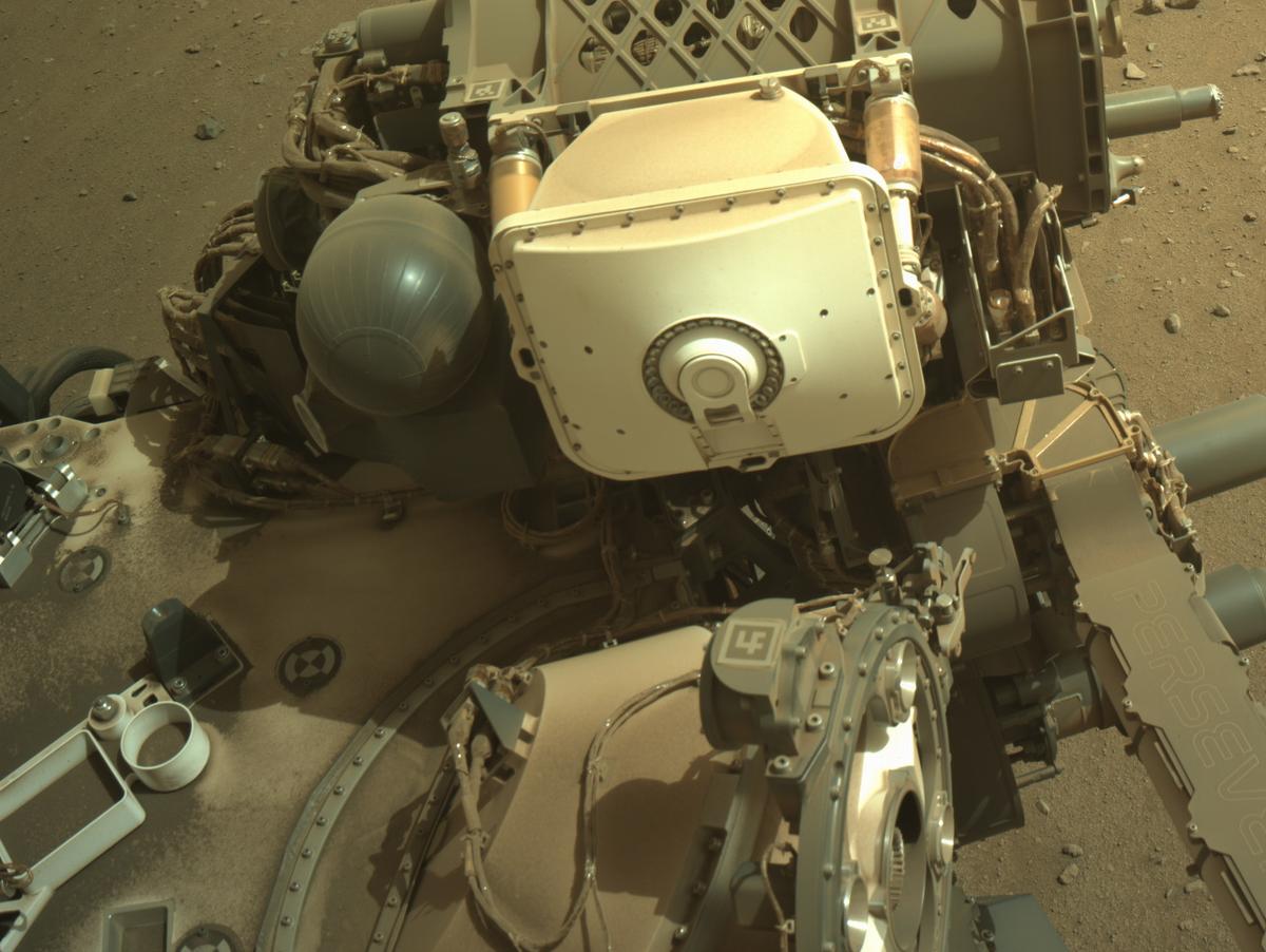 This image was taken by NAVCAM_RIGHT onboard NASA's Mars rover Perseverance on Sol 1299