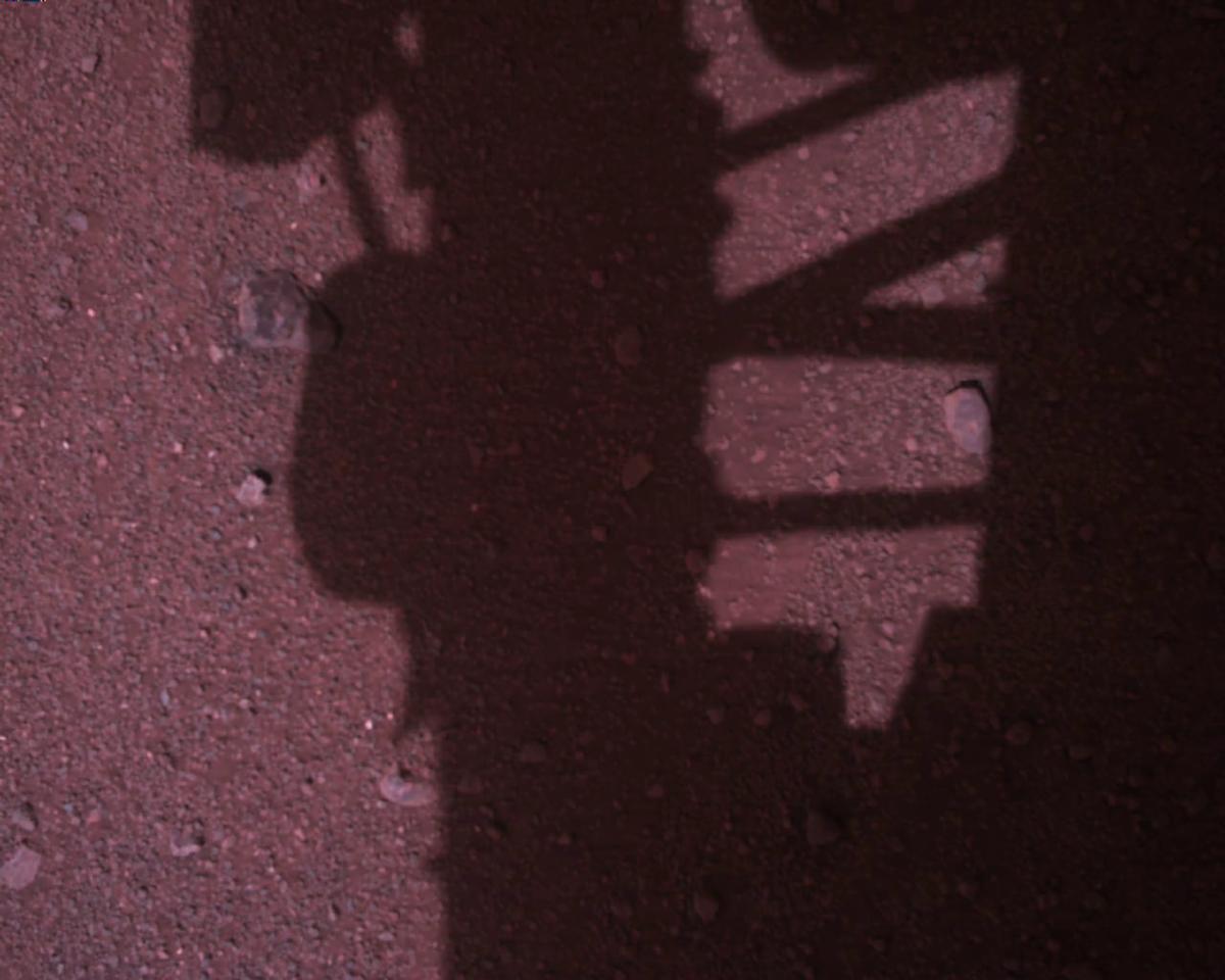 This image was taken by EDL_RDCAM onboard NASA's Mars rover Perseverance on Sol 1301
