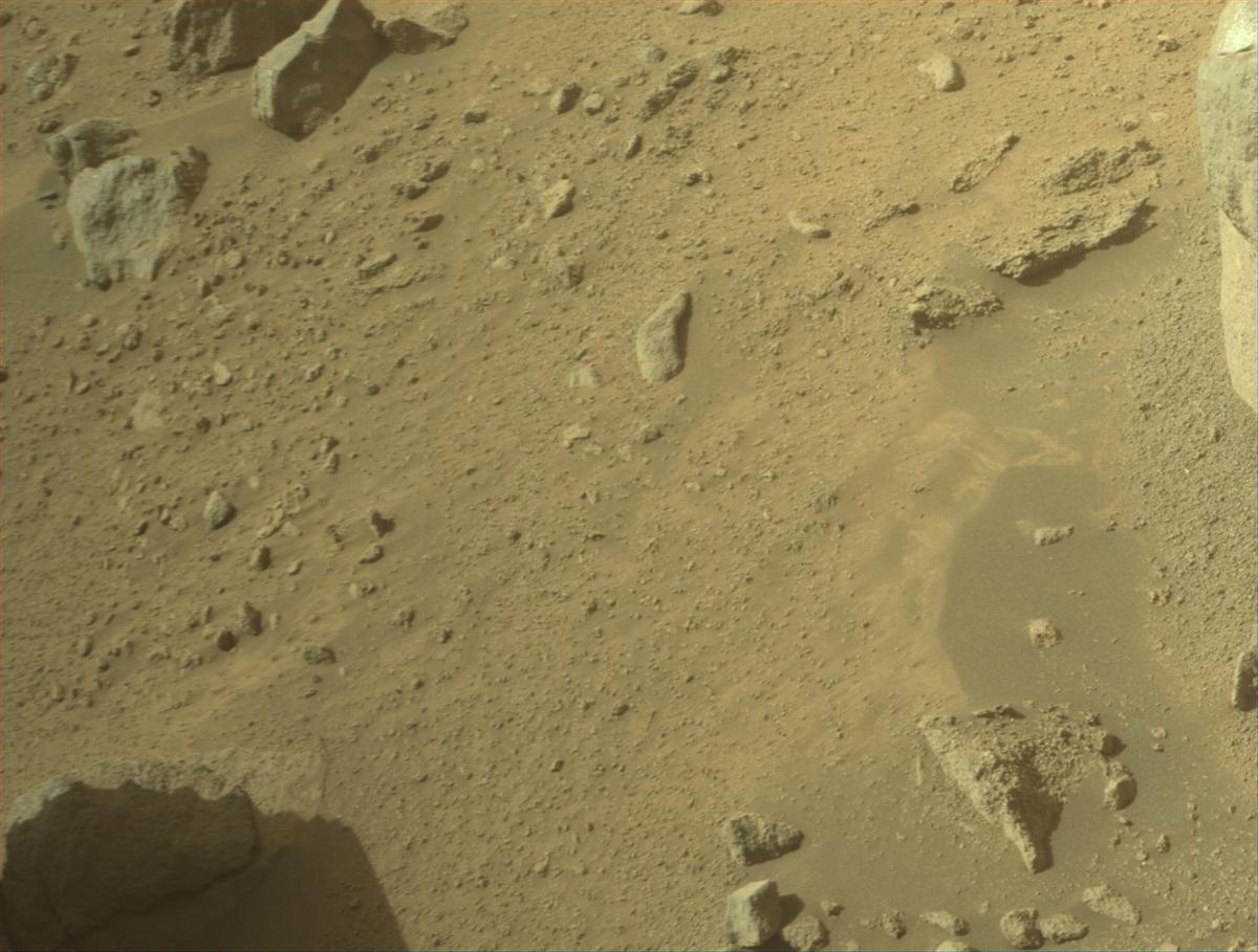 This image was taken by FRONT_HAZCAM_RIGHT_A onboard NASA's Mars rover Perseverance on Sol 1302