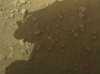 View image taken on Mars, Mars Perseverance Sol 1302: Front Right Hazard Avoidance Camera (Hazcam)