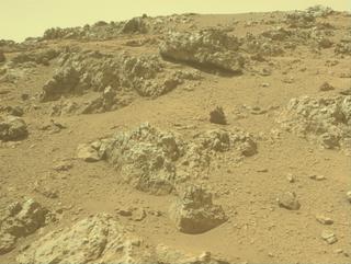 View image taken on Mars, Mars Perseverance Sol 1308: Front Right Hazard Avoidance Camera (Hazcam)