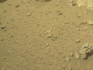 View image taken on Mars, Mars Perseverance Sol 1309: Front Left Hazard Avoidance Camera (Hazcam)