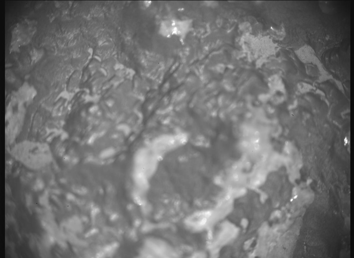 This image was taken by SHERLOC_ACI onboard NASA's Mars rover Perseverance on Sol 1310