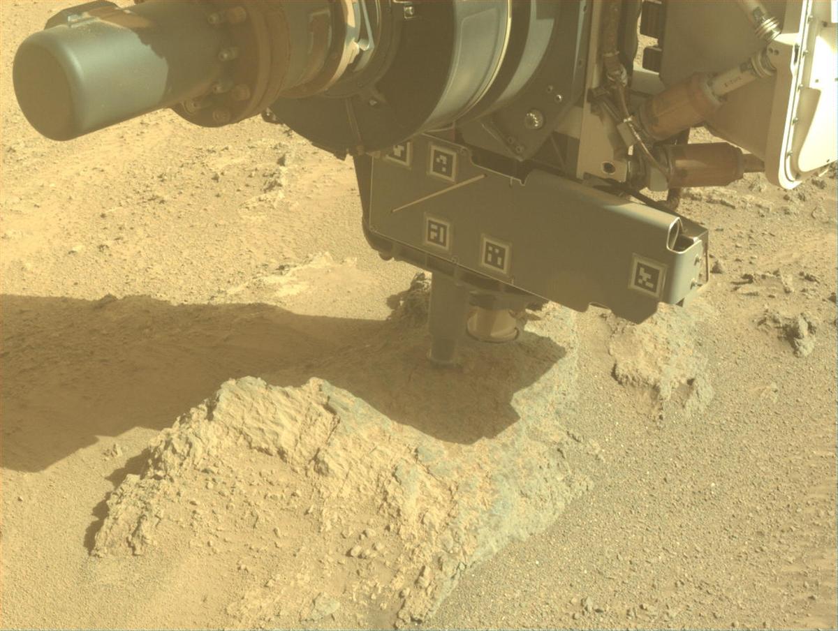 This image was taken by FRONT_HAZCAM_LEFT_A onboard NASA's Mars rover Perseverance on Sol 1315