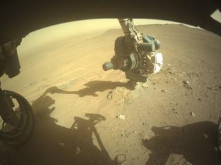 View image taken on Mars, Mars Perseverance Sol 1315: Front Left Hazard Avoidance Camera (Hazcam)