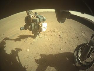 View image taken on Mars, Mars Perseverance Sol 1315: Front Right Hazard Avoidance Camera (Hazcam)