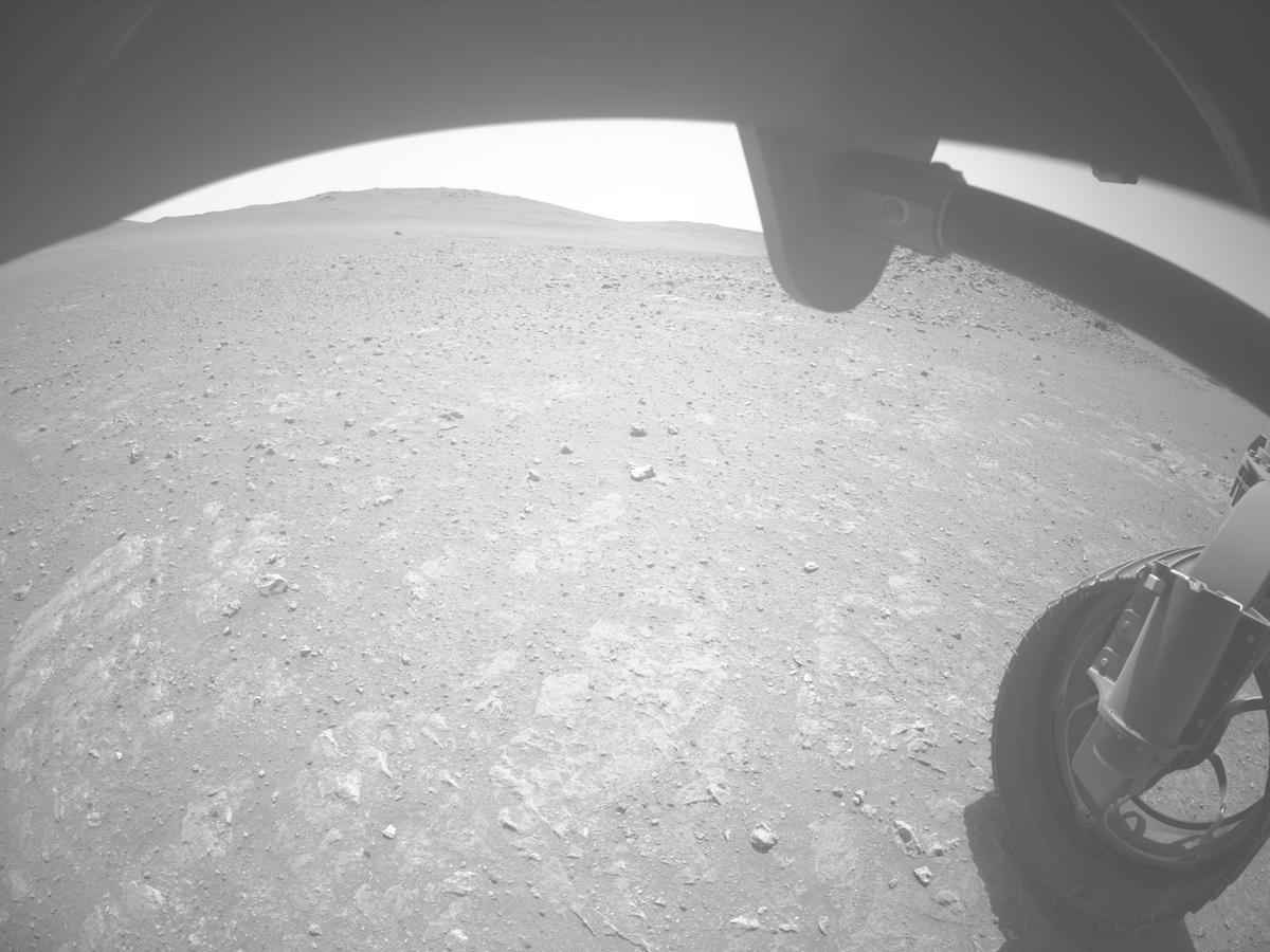 This image was taken by FRONT_HAZCAM_RIGHT_A onboard NASA's Mars rover Perseverance on Sol 1318