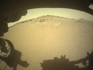 View image taken on Mars, Mars Perseverance Sol 1320: Front Left Hazard Avoidance Camera (Hazcam)
