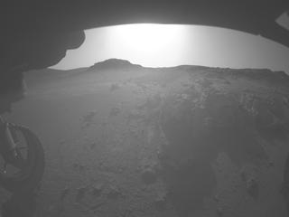 View image taken on Mars, Mars Perseverance Sol 1321: Front Left Hazard Avoidance Camera (Hazcam)