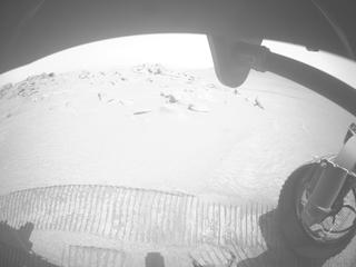View image taken on Mars, Mars Perseverance Sol 1332: Front Right Hazard Avoidance Camera (Hazcam)