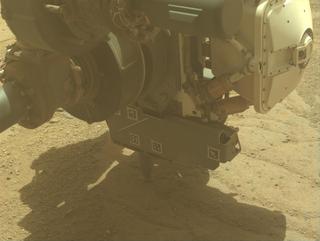 View image taken on Mars, Mars Perseverance Sol 1334: Front Left Hazard Avoidance Camera (Hazcam)