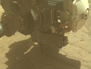 View image taken on Mars, Mars Perseverance Sol 1334: Front Left Hazard Avoidance Camera (Hazcam)