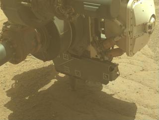 View image taken on Mars, Mars Perseverance Sol 1334: Front Left Hazard Avoidance Camera (Hazcam)