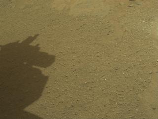 View image taken on Mars, Mars Perseverance Sol 1334: Front Left Hazard Avoidance Camera (Hazcam)