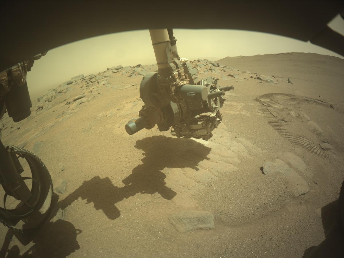 This image was taken by FRONT_HAZCAM_LEFT_A onboard NASA's Mars rover Perseverance on Sol 1334