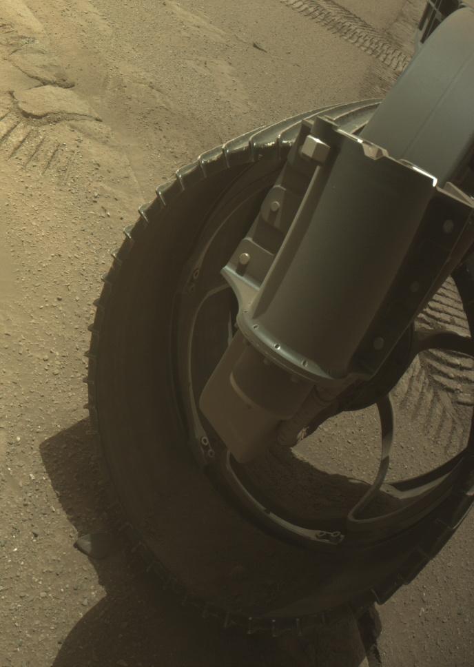 This image was taken by FRONT_HAZCAM_RIGHT_A onboard NASA's Mars rover Perseverance on Sol 1334