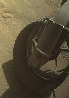 View image taken on Mars, Mars Perseverance Sol 1334: Front Right Hazard Avoidance Camera (Hazcam)