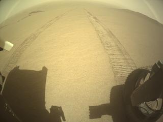 View image taken on Mars, Mars Perseverance Sol 1343: Rear Right Hazard Avoidance Camera (Hazcam)