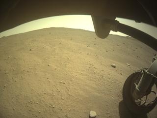 View image taken on Mars, Mars Perseverance Sol 1348: Front Right Hazard Avoidance Camera (Hazcam)