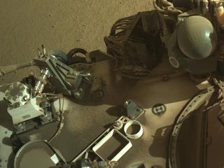 View image taken on Mars, Mars Perseverance Sol 1349: Left Navigation Camera (Navcam)