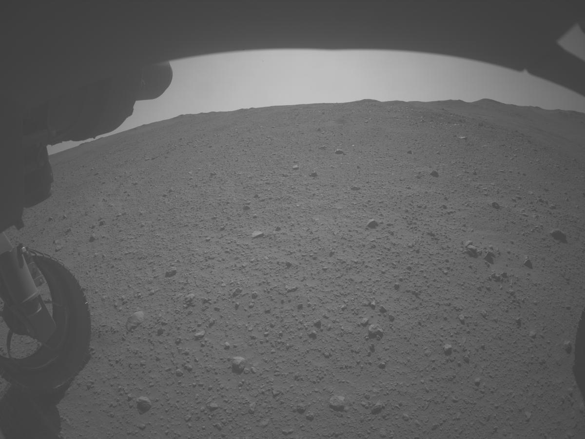 This image was taken by FRONT_HAZCAM_LEFT_A onboard NASA's Mars rover Perseverance on Sol 1351