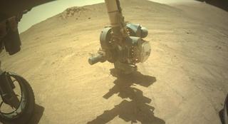 View image taken on Mars, Mars Perseverance Sol 1360: Front Left Hazard Avoidance Camera (Hazcam)