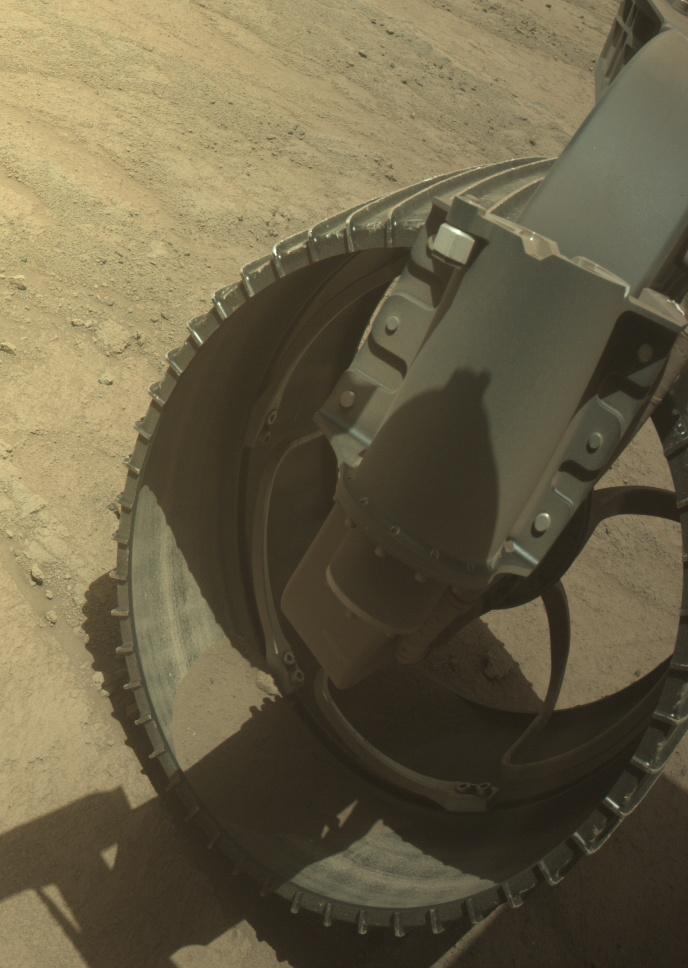 This image was taken by FRONT_HAZCAM_RIGHT_A onboard NASA's Mars rover Perseverance on Sol 1360