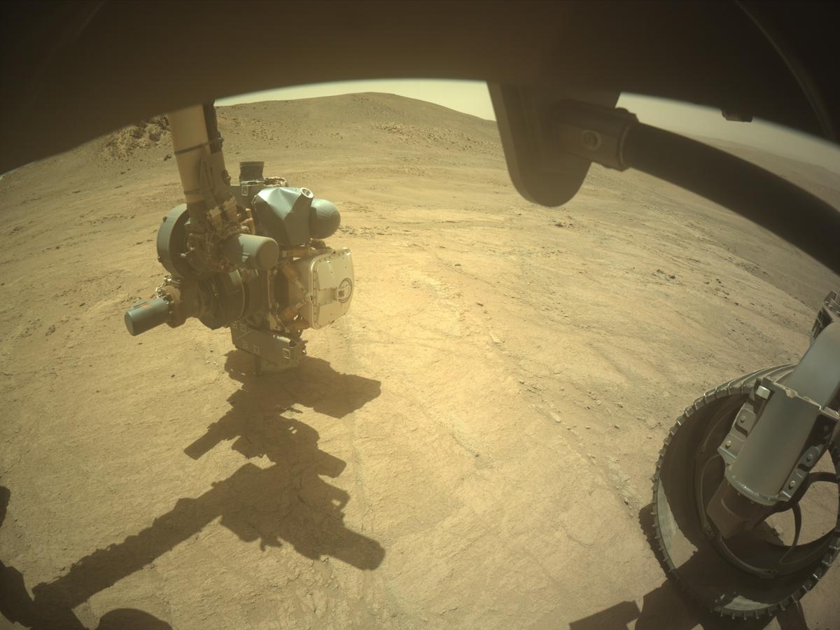 This image was taken by FRONT_HAZCAM_RIGHT_A onboard NASA's Mars rover Perseverance on Sol 1360