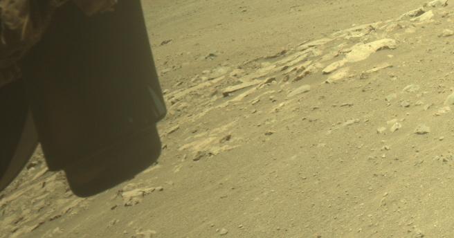 This image was taken by FRONT_HAZCAM_LEFT_A onboard NASA's Mars rover Perseverance on Sol 1375