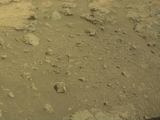 View image taken on Mars, Mars Perseverance Sol 1375: Front Right Hazard Avoidance Camera (Hazcam)