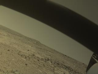 View image taken on Mars, Mars Perseverance Sol 1375: Front Right Hazard Avoidance Camera (Hazcam)