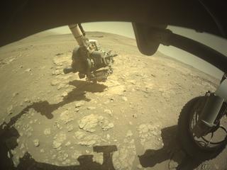 View image taken on Mars, Mars Perseverance Sol 1375: Front Right Hazard Avoidance Camera (Hazcam)