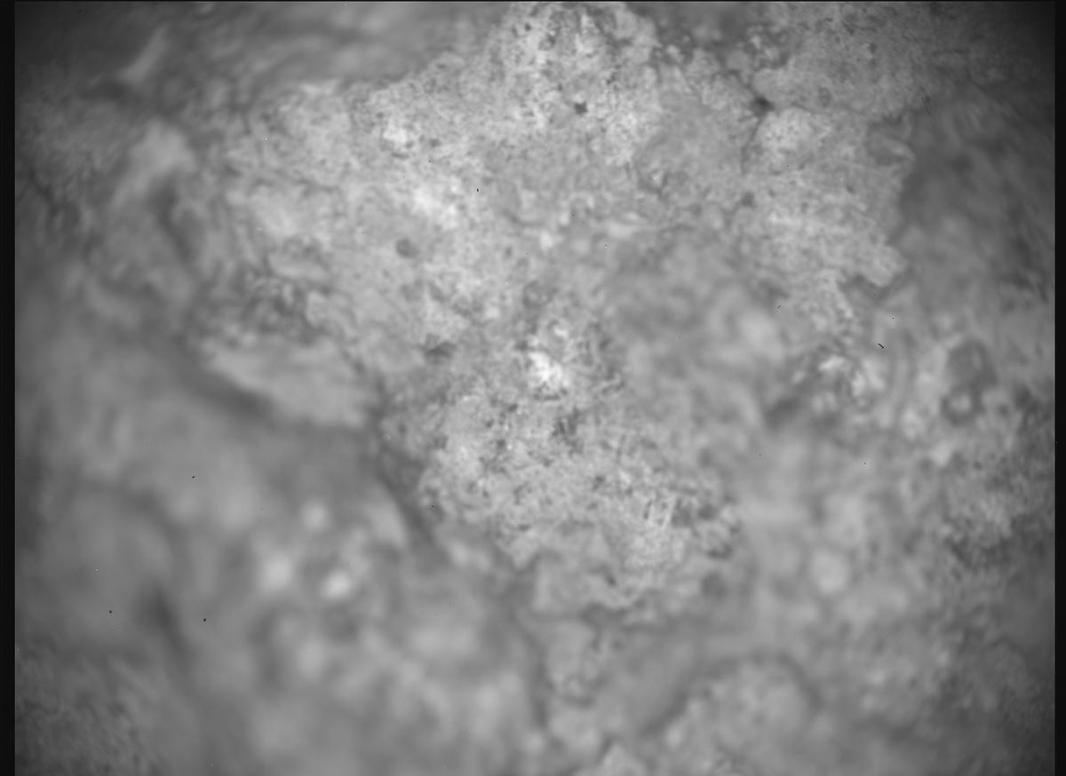 This image was taken by SHERLOC_ACI onboard NASA's Mars rover Perseverance on Sol 1377