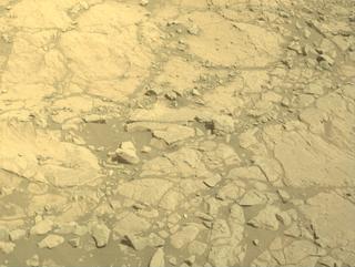 View image taken on Mars, Mars Perseverance Sol 1381: Front Left Hazard Avoidance Camera (Hazcam)