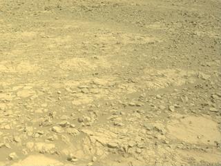 View image taken on Mars, Mars Perseverance Sol 1381: Front Left Hazard Avoidance Camera (Hazcam)