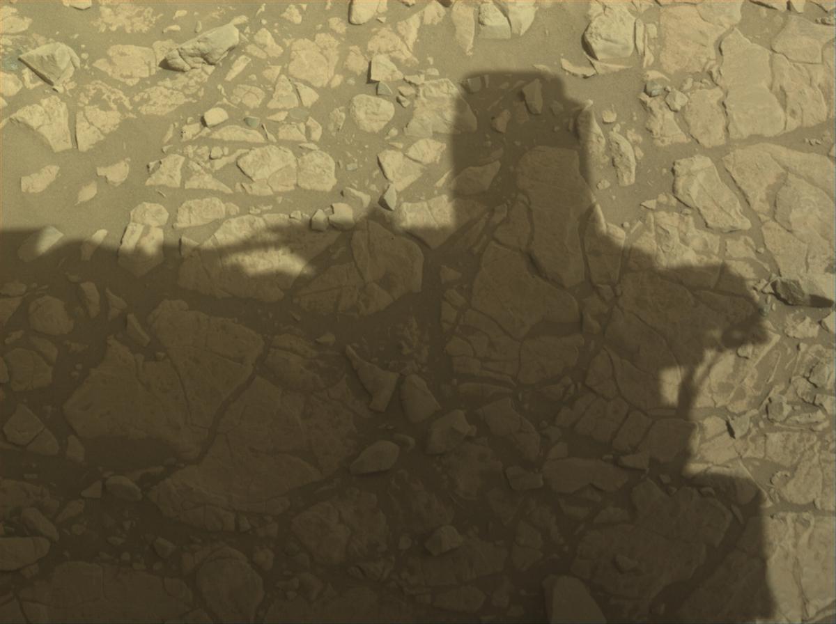 This image was taken by FRONT_HAZCAM_LEFT_A onboard NASA's Mars rover Perseverance on Sol 1381