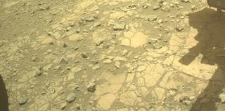 View image taken on Mars, Mars Perseverance Sol 1395: Front Left Hazard Avoidance Camera (Hazcam)