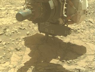 View image taken on Mars, Mars Perseverance Sol 1395: Front Left Hazard Avoidance Camera (Hazcam)