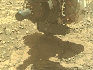 View image taken on Mars, Mars Perseverance Sol 1395: Front Left Hazard Avoidance Camera (Hazcam)