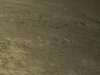 View image taken on Mars, Mars Perseverance Sol 1395: Front Left Hazard Avoidance Camera (Hazcam)